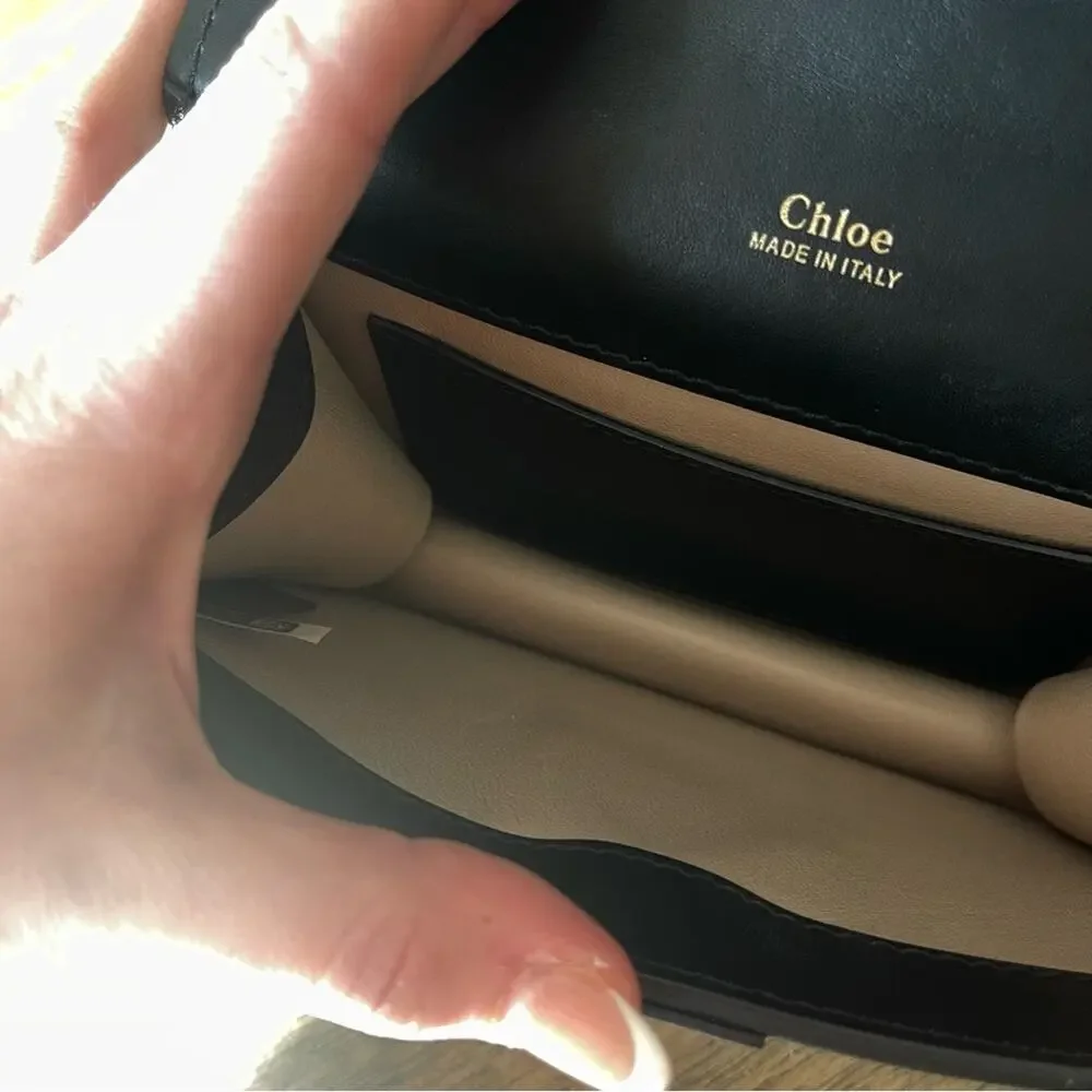 Chloe aby shoulder bag - can turn into a double chain or single